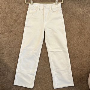 Mother Soft White Denim Jeans
